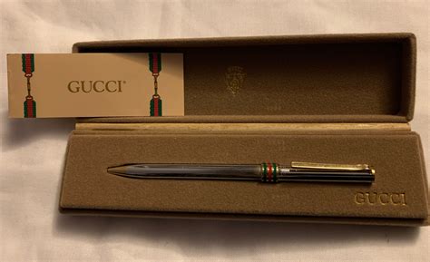 penna gucci|Penna a sfera Gucci box ballpoint pen .